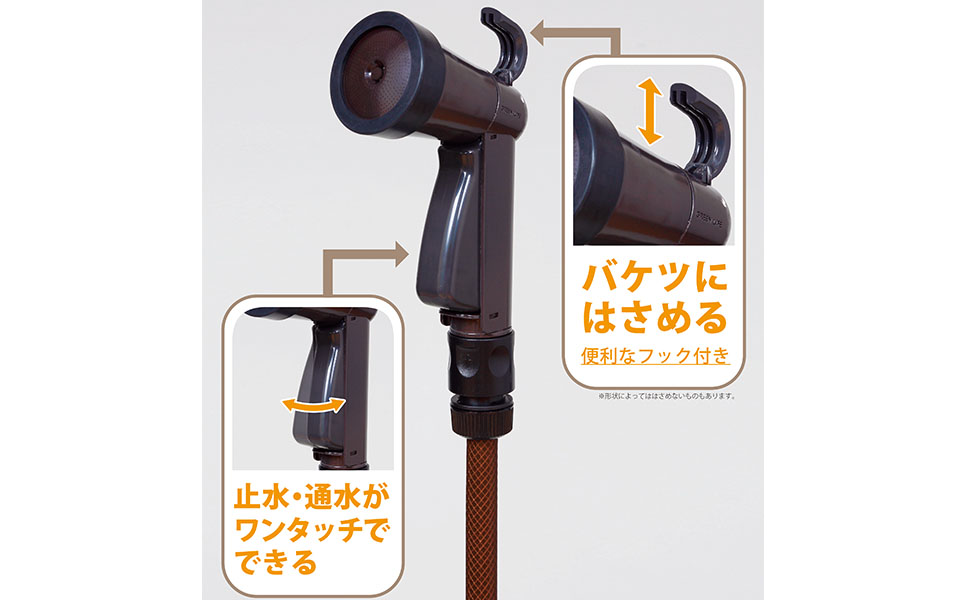 フルカバーホースリール ブラウン 30m [グリーンライフ]【018P074】