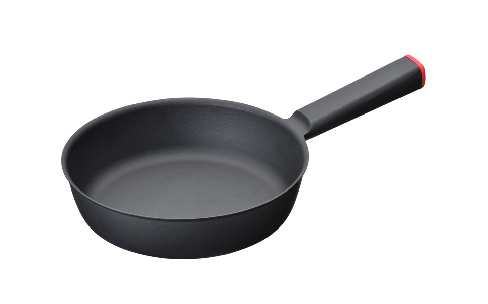 [SSC] 薄く 軽い 鋳物フライパン 20cm レッド【020P106】