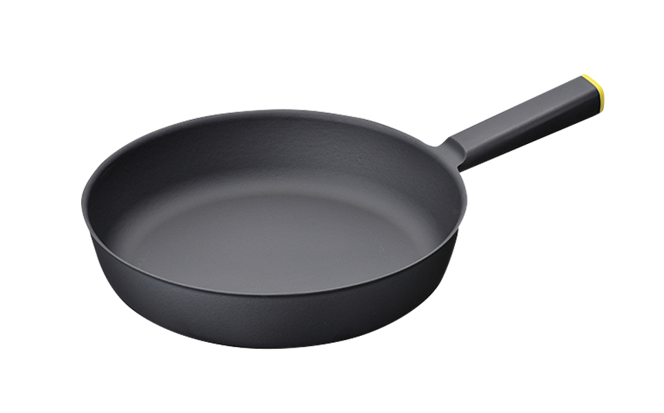 [SSC] 薄く 軽い 鋳物フライパン 26cm イエロー【025P020】