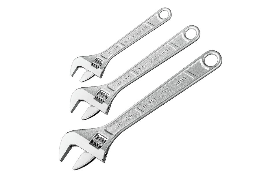 [トップ工業] DIYにも便利 モンキレンチ3本セット【028P005】