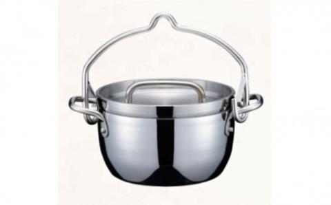 [TSBBQ] 軽くてサビにくい ステンレスダッチオーブン 6インチ シルバー【048P005】