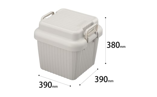 コンテナボックス ベリアスボート S グレー 蓋つき コンテナボックス 収納コンテナ アウトドア boxコンテナ 屋外収納 収納ケース 新生活 一人暮らし 10000円以下 1万円以下 【010S055】