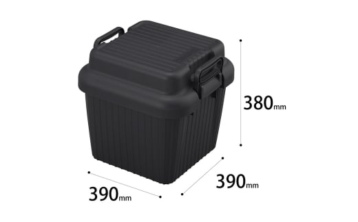 コンテナボックス ベリアスボート S ブラック 蓋つき コンテナボックス 収納コンテナ アウトドア boxコンテナ 屋外収納 防災 防災グッズ 防災用品 収納ケース 新生活 一人暮らし 10000円以下 1万円以下 【010S057】