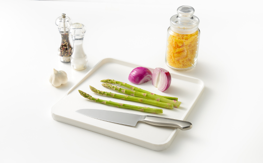 フチ付きまな板 まな板シート付 調理器具 キッチン用品 燕三条製 [Leye] 【010S536】