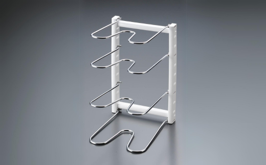 たてよこ収納フライパンラック シンク下収納 キッチン収納 パンラック キッチン用品 燕三条製 【010S537】