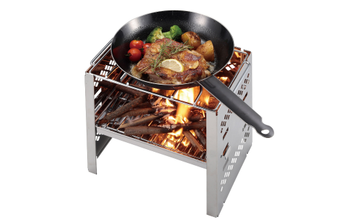 ファイバーライン スキレット 22cm ロング フライパン CAPTAIN STAG キャプテンスタッグ キッチン用品 アウトドア用品 キャンプ用品 10000円以下 1万円以下 【010S552】