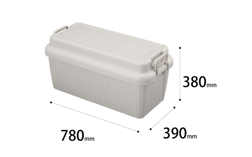 コンテナボックス ベリアスボート L グレー 蓋つき コンテナボックス 収納コンテナ アウトドア boxコンテナ 屋外収納 収納ケース 新生活 一人暮らし 【011S026】