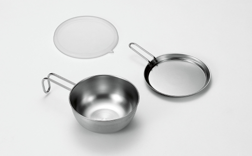 手付きボウル15cm・蓋トレー・シリコン蓋付 キッチン用品 キッチングッズ ステンレス製 燕三条製 新生活 一人暮らし【011S197】