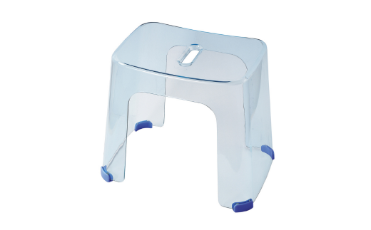 バスアクリア3点セット アクアブルー バススツール お風呂椅イス バスアクリア 湯おけ 手おけ バス用品 お風呂用品 プラスチック [PEARL LIFE] 【012S110】