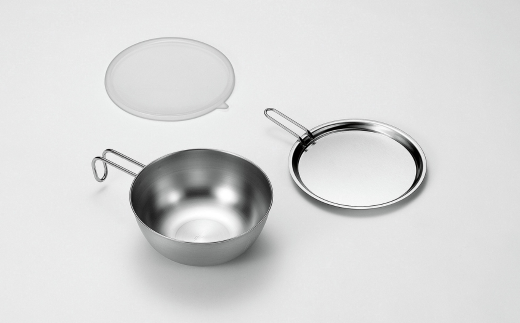 手付きボウル18cm・蓋トレー・シリコン蓋付 キッチン用品 キッチングッズ ステンレス製 燕三条製 新生活 一人暮らし【014S090】