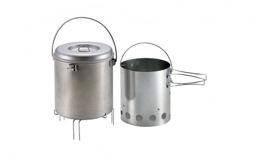 [CAPTAIN STAG] 大型火消しつぼ 火起し器付き キャプテンスタッグ アウトドア用品 キャンプ用品 登山用品 燕三条製【015P071】