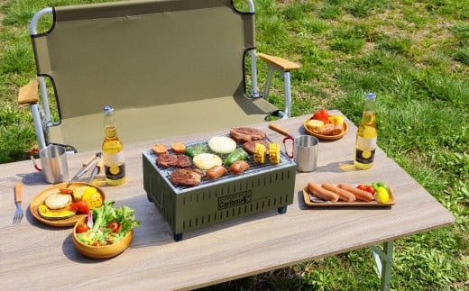 『ゆるキャン△』 卓上シチリン （オリーブグリーン） キャンプ用品 アウトドア用品 ソロキャンプ 【015S067】