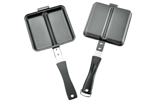 IH対応 ホットサンドパン ダブル キッチン用品 フライパン ホットサンド 燕三条製 新生活 一人暮らし 【015S102】