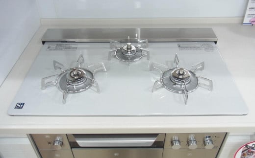 ステンレス伸縮式コンロ奥ラック 薄型 ［幅60～90cm］ トリプルワイド3連対応 キッチン用品 収納 シンプル 燕三条製 【019S048】