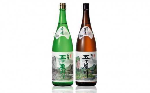 越後五十嵐川（1,800ml）2本セット 吟醸酒 特別本醸造 日本酒 1.8l 新潟清酒 [福顔酒造]【020P022】