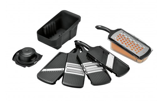 一台5役 快速調理器セット スライサー おろし キッチン用品 燕三条製 新生活 一人暮らし [下村工業] 【022S028】