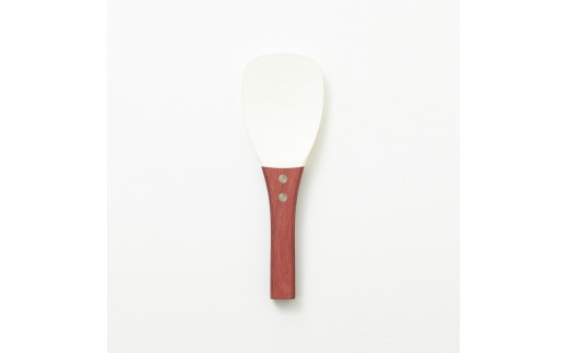 “いつまでも”くっつかない しゃもじ(白/茶) キッチン用品 新生活 一人暮らし 燕三条製 [プリンス工業] 【025S026】