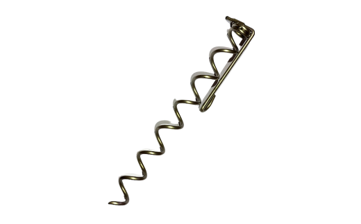 ハンマー不要の回転式ペグ [くるくるペグ] フックタイプ砂用 4本セット ステンレス製 燕三条製 防災用品 キャンプ用品 アウトドア用品 【025S027】