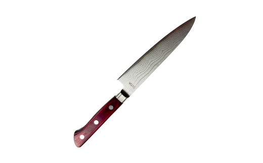 [成水] ダマスカスv金10号割込 ペティナイフ 刃部12cm キッチンツール ダマスカス 調理器具 料理包丁 【027S027】