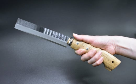 [山人] 全鋼 ミニ竹割鉈 小型斧 薪割り 竹割 竹細工 キャンプ用品 アウトドア用品 ナタ 燕三条製 【028S016】