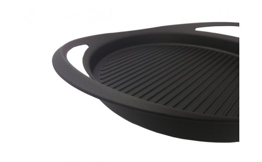 [KOMIN] グリルパン26cm （ガス、IH、オーブン、シーズヒーター、ラジェントヒーター等オール熱源対応）ステーキなどに最適！ キャンプ用品 アウトドア用品 【030S001】