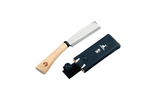 キャプテンスタッグ×鋼典 鉈 ナタ 木サヤ付 薪割り 焚火 焚き火 燕三条 キャンプ用品 アウトドア用品【030S007】