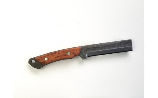[BABACHO] 薪割りに 多喜火鉈・ブビンガ ビンテージ風 （コンパクト鉈） 110mm 革ケース付き （ナタ） キャンプ用品 アウトドア用品 登山 【033S004】