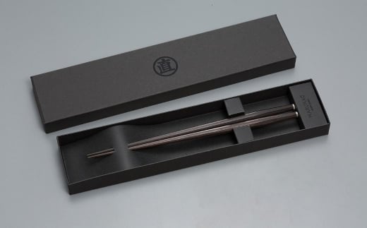 無双 十六角箸 黒檀 235mm 23.5cm 高級箸 贈答用箸 燕三条製 ものづくり [マルナオ] 【040S015】 [040S015]