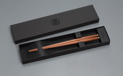 無双 十六角箸 紫檀 235mm 23.5cm 高級箸 贈答用箸 燕三条製 ものづくり [マルナオ] 【040S016】 [040S016]