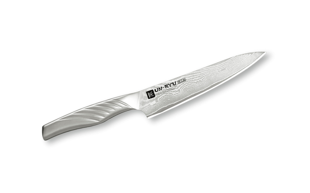 オールステンレス三徳包丁(小) 刃部15.5cm [匠 UN-RYU(雲竜)] 155mm 包丁 庖丁 燕三条製 下村工業 調理器具 キッチン用品 新生活 一人暮らし 【040S027】