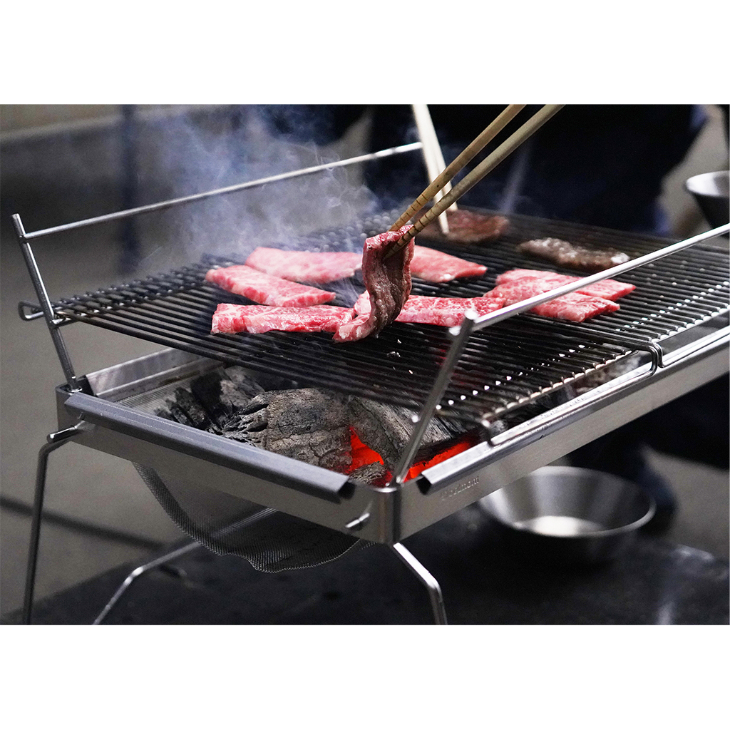 [ベルモント] 焚き火台 TOKOBI スタンダードセレクション 網付き 収納袋付き キャンプ用品 アウトドア用品 バーベキュー bbq 【055S003】