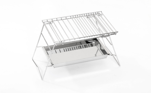 [KOGU] バーベキュースタンド ステンレス製 組立簡単 bbq 焚き火台 焚火台 アウトドア用品 キャンプ用品 燕三条製 【055S010】