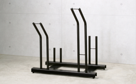 頑丈自転車ラック 2台用 サイクルスタンド 収納 新生活 横風に強い 燕三条製【061S005】