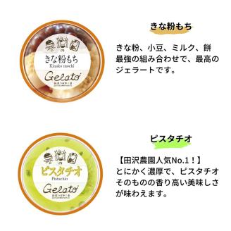 果樹園のジェラートセレクトvol.3 [6種×各1個] 合計6個セット  ジェラート詰合せ アイス詰合せ  [田沢農園] 【010S249】