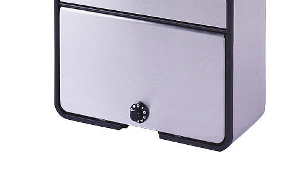 [グリーンライフ] ダイヤル錠付ステンレス郵便ポスト（郵便受け）【020P073】