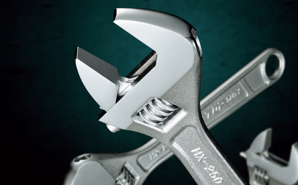 [トップ工業] DIYにも便利 モンキレンチ3本セット【028P005】