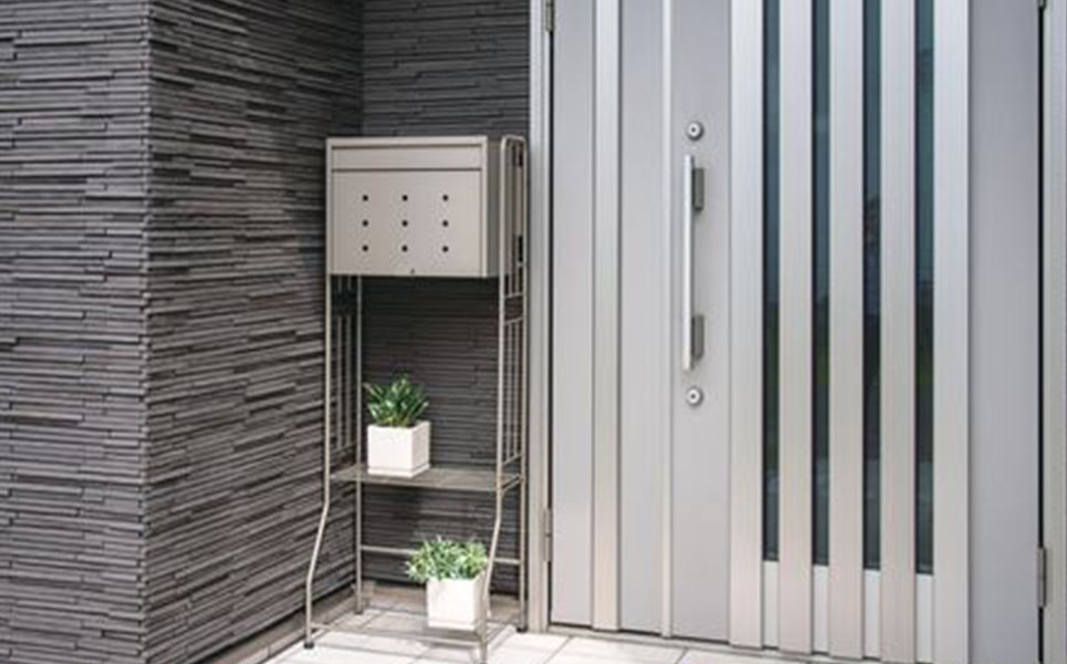 大型郵便ポスト&ガーデンポストスタンド チタングレー 郵便受け [グリーンライフ]【034P005】