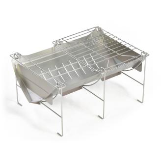 [ベルモント]焚き火台 TABI（グリルエクステンション付） ソロキャンプ グリル網付 専用ケース付 焚火台 キャンプ用品 アウトドア用品【033S006】