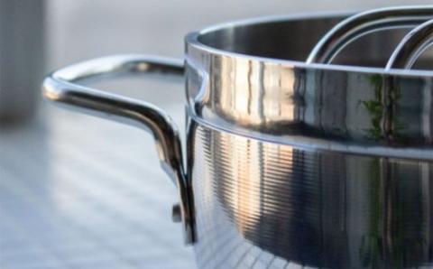 [TSBBQ] 軽くてサビにくい ステンレスダッチオーブン 6インチ シルバー【048P005】