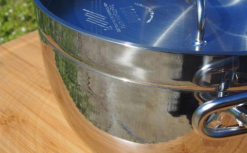 [TSBBQ] 軽くてサビにくい ライト ステンレス ダッチオーブン 10インチ シルバー【066P001】