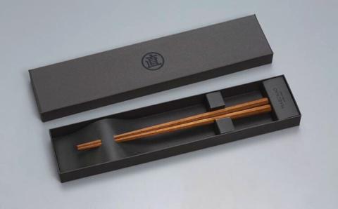 上八角箸（はし） 紫檀 235mm 箸 高級箸 贈答用箸 23.5cm 燕三条製 ものづくり [マルナオ]【010P127】 [010P127]