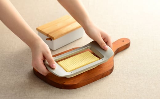 ワイヤーでスーッと切れるバターカッター ステンレス [leye]【010P152】