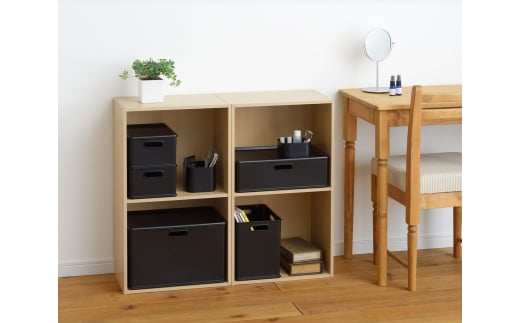 収納ボックス インボックス SD ブラック 3個セット 取っ手付 収納ボックス 衣類 収納ケース カラーボックス おもちゃ収納 押し入れ収納 新生活 一人暮らし 【010S073】