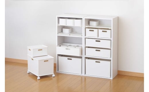 収納ボックス インボックス L ホワイト 3個セット 取っ手付 収納ボックス 衣類 収納ケース カラーボックス おもちゃ収納 押し入れ収納 新生活 一人暮らし 【010S075】