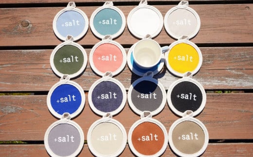 ランチョンマット＆コースター４枚セット おしゃれ SDGｓ アップサイクル [+salt (プラスソルト)] 10000円以下 1万円以下 【010S333】