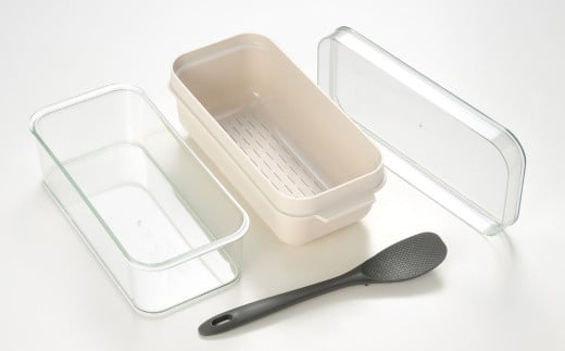 ぬかどこボックス [キッチン＆ダイニンググッズ部門大賞] [LIFE×DESIGNアワード ベストプレス賞] 水分を自然排出 ぬか床 容器 キッチン用品 [Leye] 【010S348】