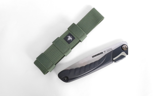 Pro Cut Saw（ノコギリ） 210mm Khaki-Green Collection ケース付 のこぎり 鋸 アウトドア用品 キャンプ用品 カーキ [Muthos Homura] 【010S441】