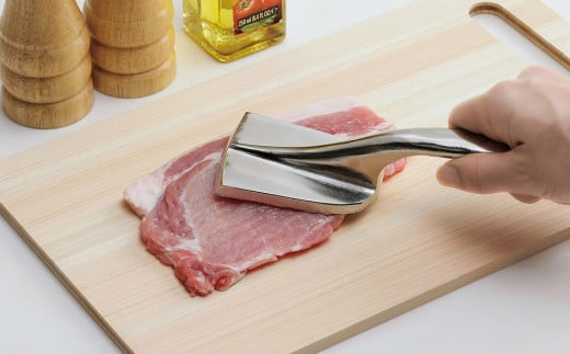 [家事問屋] 肉たたき 平型 キッチン用品 燕三条製 下村企販 新生活 【010S471】