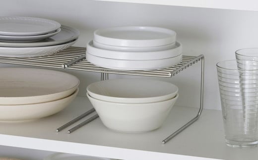 [家事問屋] スペースラック18 食器収納 食器棚収納 キッチン収納 スペース活用 キッチン用品 燕三条製 下村企販 新生活 【010S473】