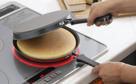 IH対応お好み焼き・ホットケーキパン IH対応 キッチン用品 フライパン 燕三条製 【011S092】